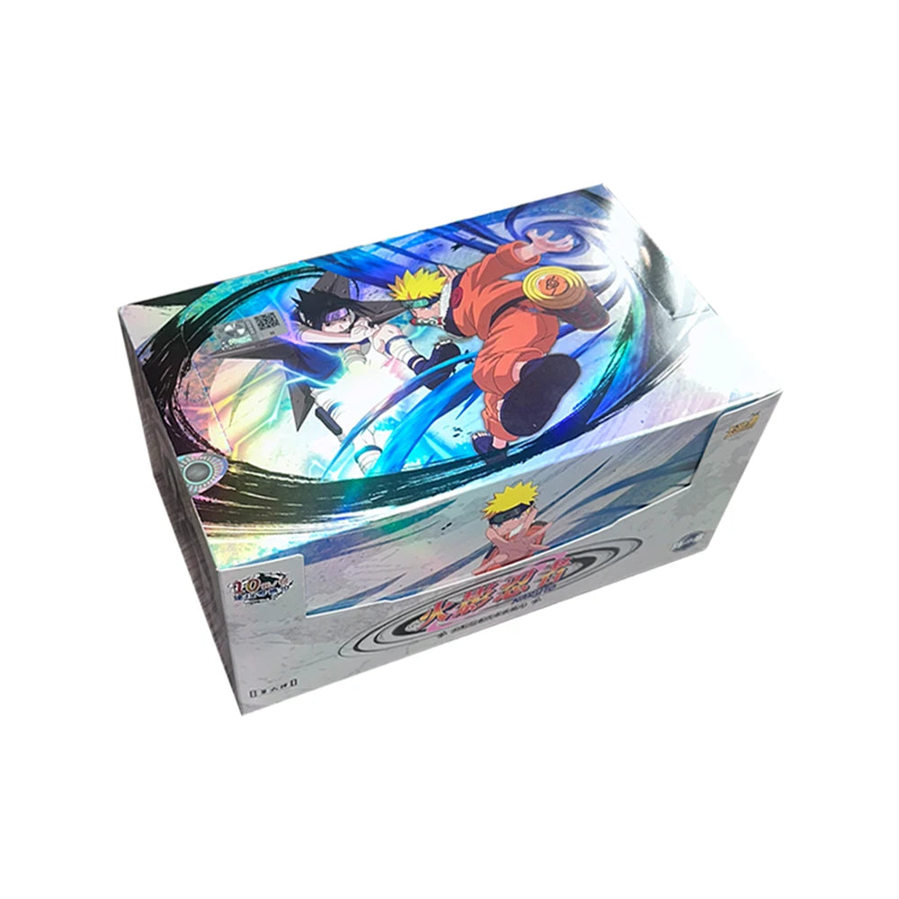 New Original KAYOU Naruto Collection Cards Anime Booster Box Rare Sasuke CR SP UR Ninja World Collection Cards Children Toy Gift