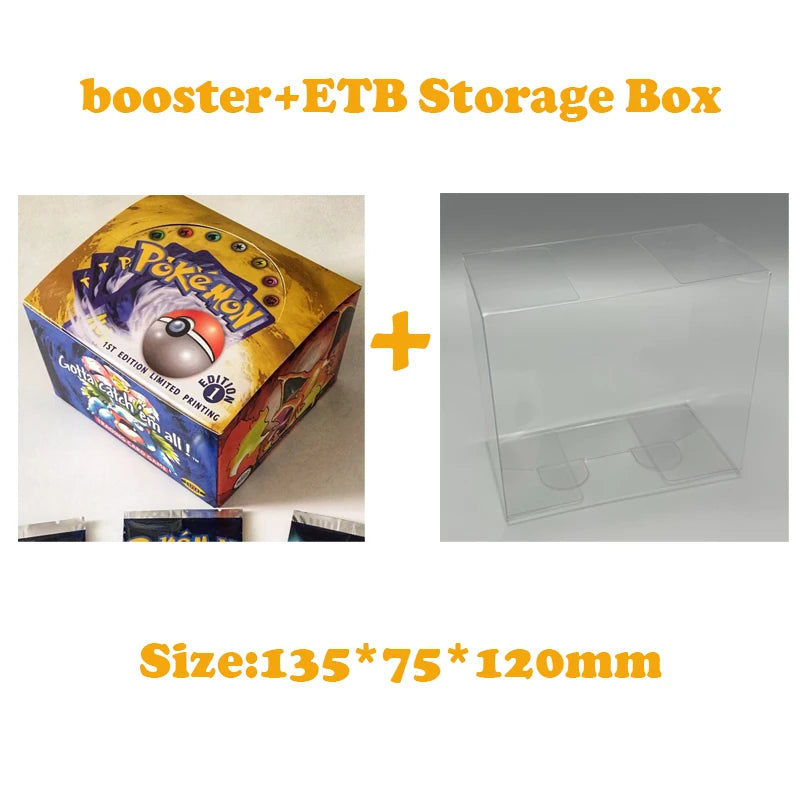 Pokémon Foil 33 Packs 1ST Edition Classic Base Set Proxy Cards PKM Games Board Games Whole Set Card Collection Toys Gift