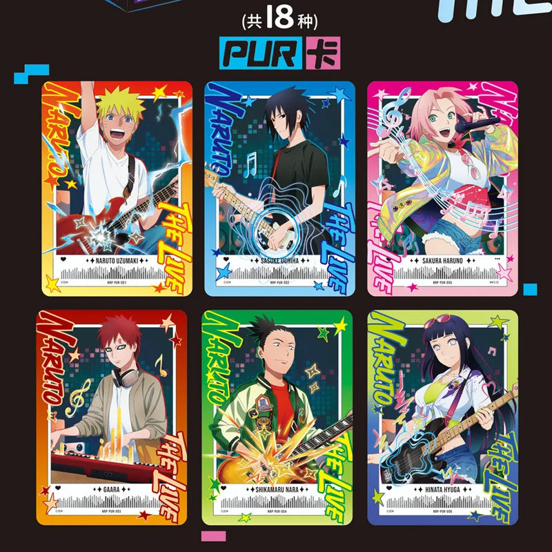 Naruto Anime Character Collection Hobby Card Concert The Live Limited Edition Boruto Sasuke Hinata Sakura Kawaki Children's Gift