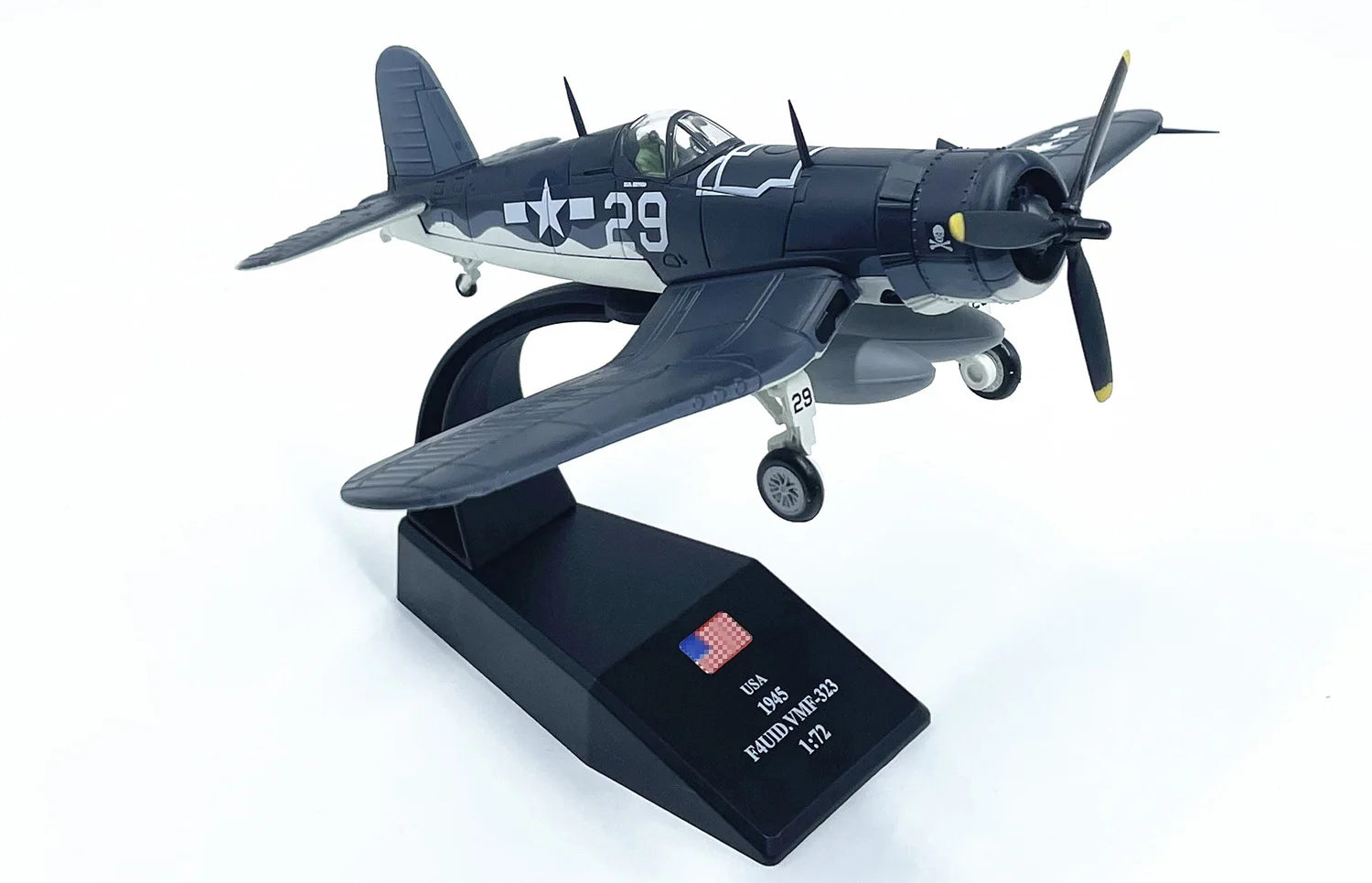 1: 72 WW2 US F4U-1 fighter model semi alloy finished model