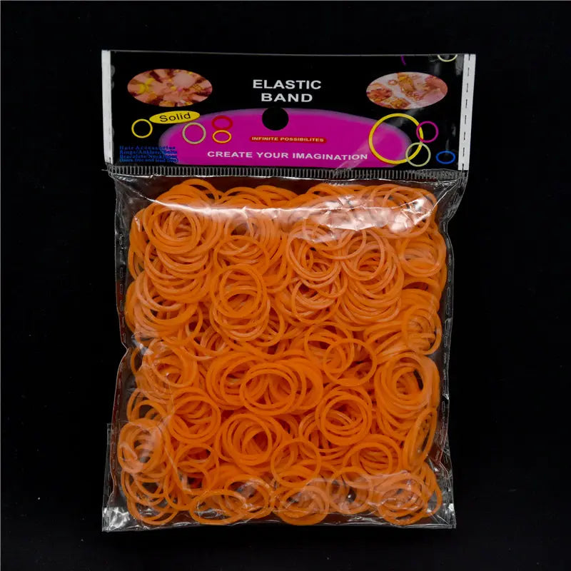 New Loom Rubber Bands Bracelet for Kids or Hair Rainbow Rubber Loom Bands Make Woven Bracelet DIY Craft Toys Christmas Gift