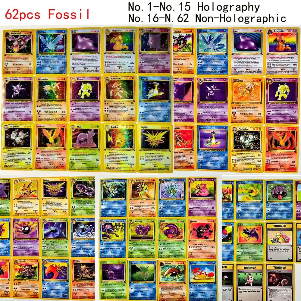 Team Rocket Fossil Jungle Neo Discovery Toys Hobbies Hobby Collectibles Game Collection Anime Cards