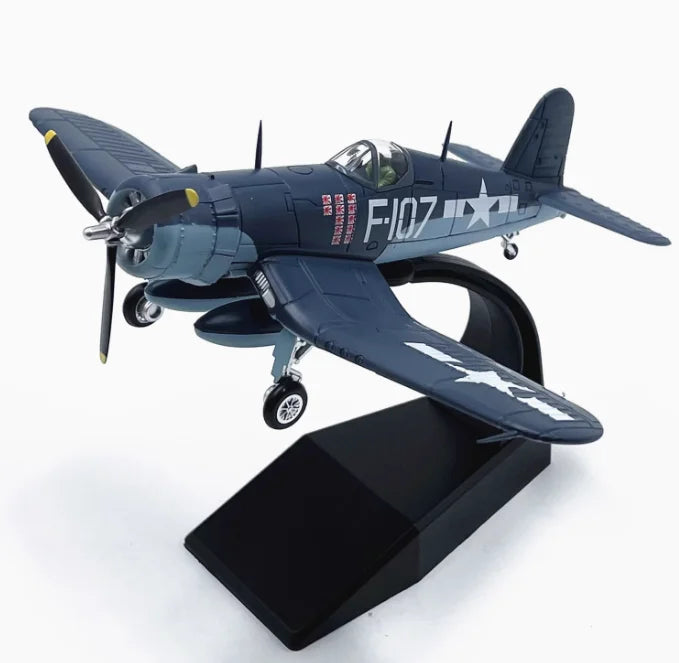 1: 72 WW2 US F4U-1 fighter model semi alloy finished model