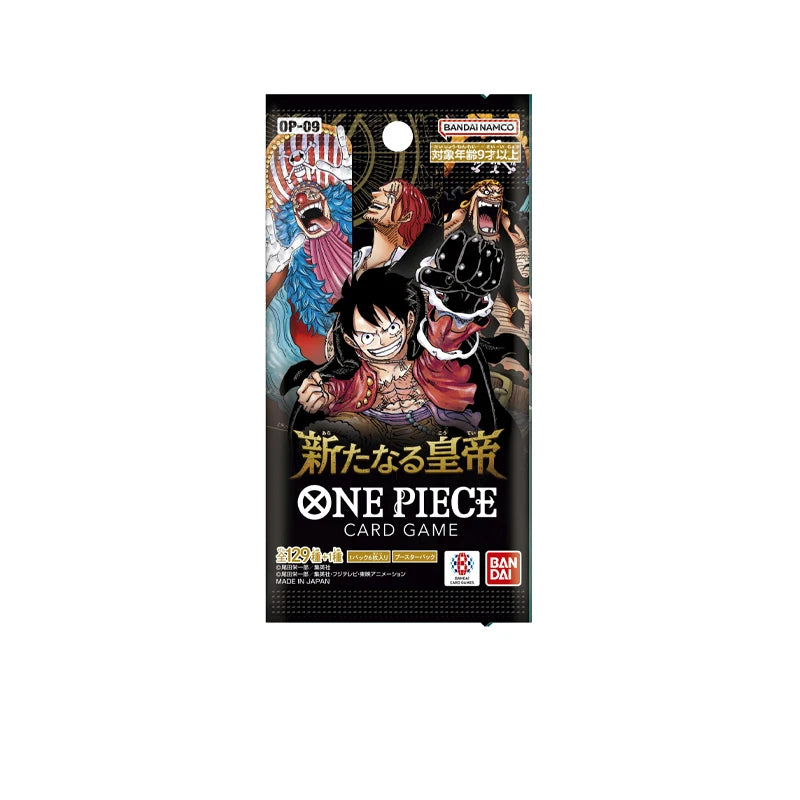 New ONE PIECE Card Game, OP01~OP10 TCG Game Booster Pack Collectible Card, by Bandai Original Genuine Japanese Edition, Ship Now