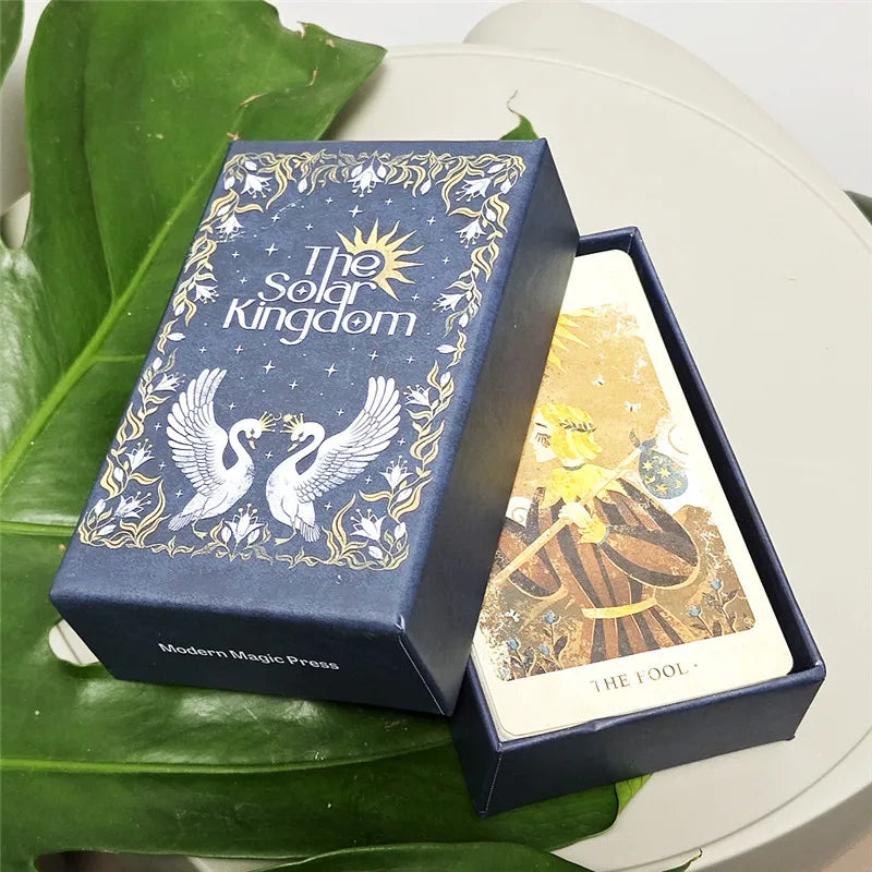 Solar Kingdom Tarot Card 86Pcs 12*7cm Oracle Deck English Version Board Game