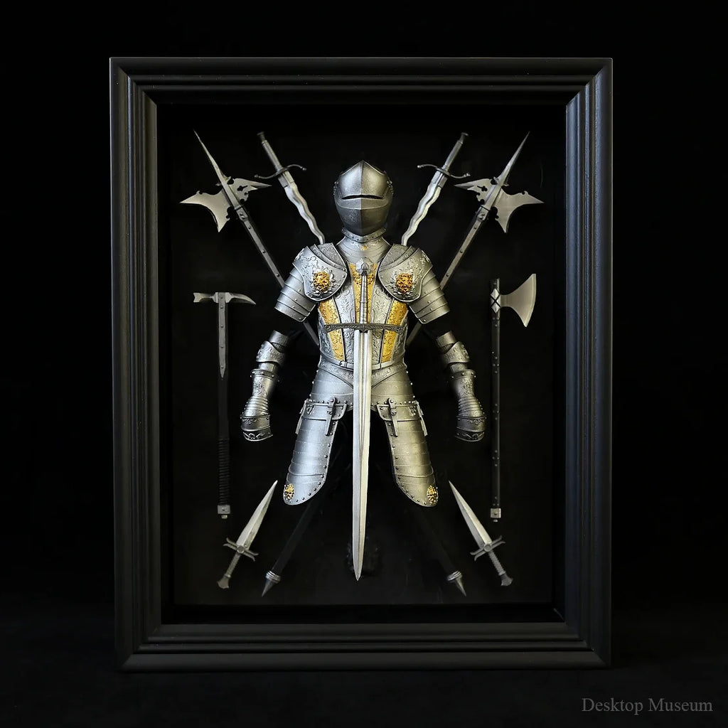 Table decoration resin decoration European medieval knight armor picture frame LTCP-339
