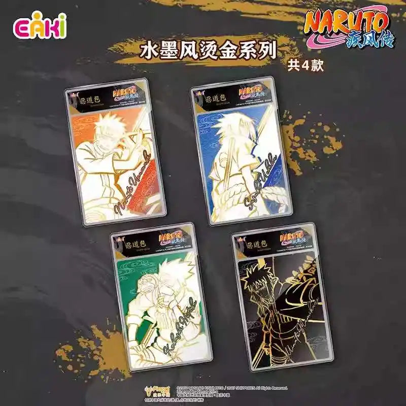 Original Naruto Shippuden Ninja Road Series Cards Box Anime Figure Card With Card Bricks Sasuke Collection Flash Cards Acrylic