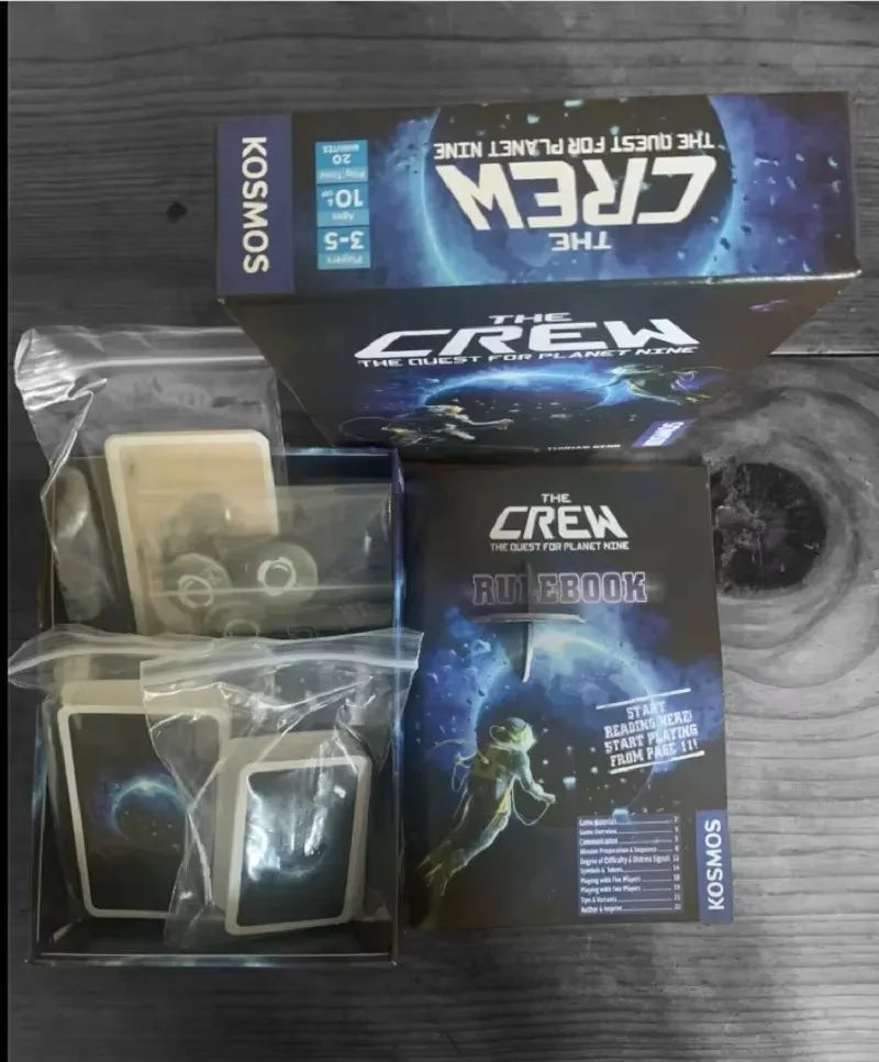 Soul Card The Crew - Quest for Planet Nine Astronaut Full English Family Gathering Chessboard Entertainment Divination Card Game