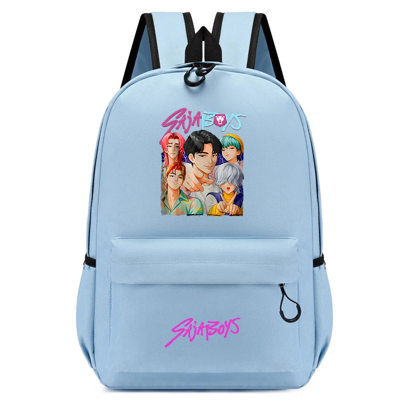 2025 New Fashion KPop Demon Hunters Backpack Back To School Boys Girls Cartoon Anime Canvas Backpacks Children's Small Schoolbag