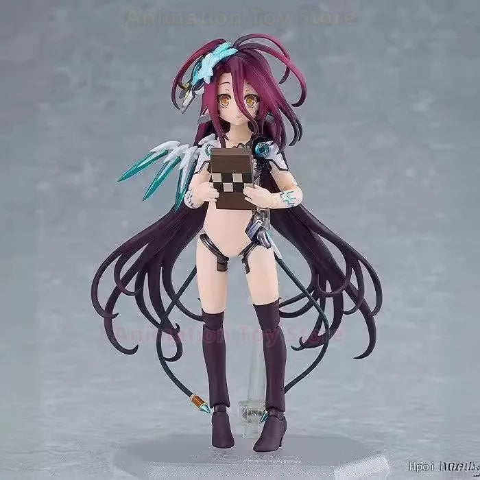 Figma #604 No Game No Life Zero Shuvi Zero Articulated Figure Changeable Costume Collectible Model Gift for Anime Fans