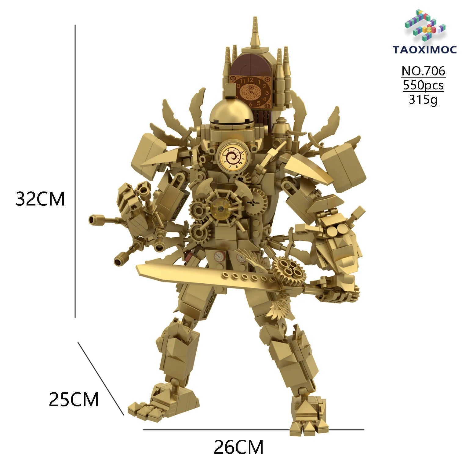 Skibidi Toilet Building Block Horror Game Speakerman Bosses Camara Titan TV Man Cartoon Doll Model Kids Halloween Birthday Gift