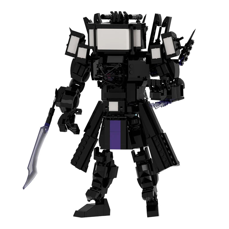 Skibidi Toilet Building Blocks Titans Drillman Speakerman Camera Man Tv Man Woman Titans Cameraman Drill Speaker Man Toy
