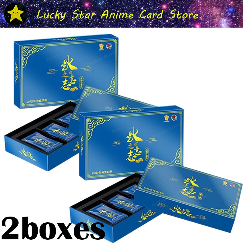 Naruto Collection Cards Little Dinosaur Gift Box Full Set Tier 4 Wave3 Booster Box Kayou Anime Playing Cards Game Cartas Gift