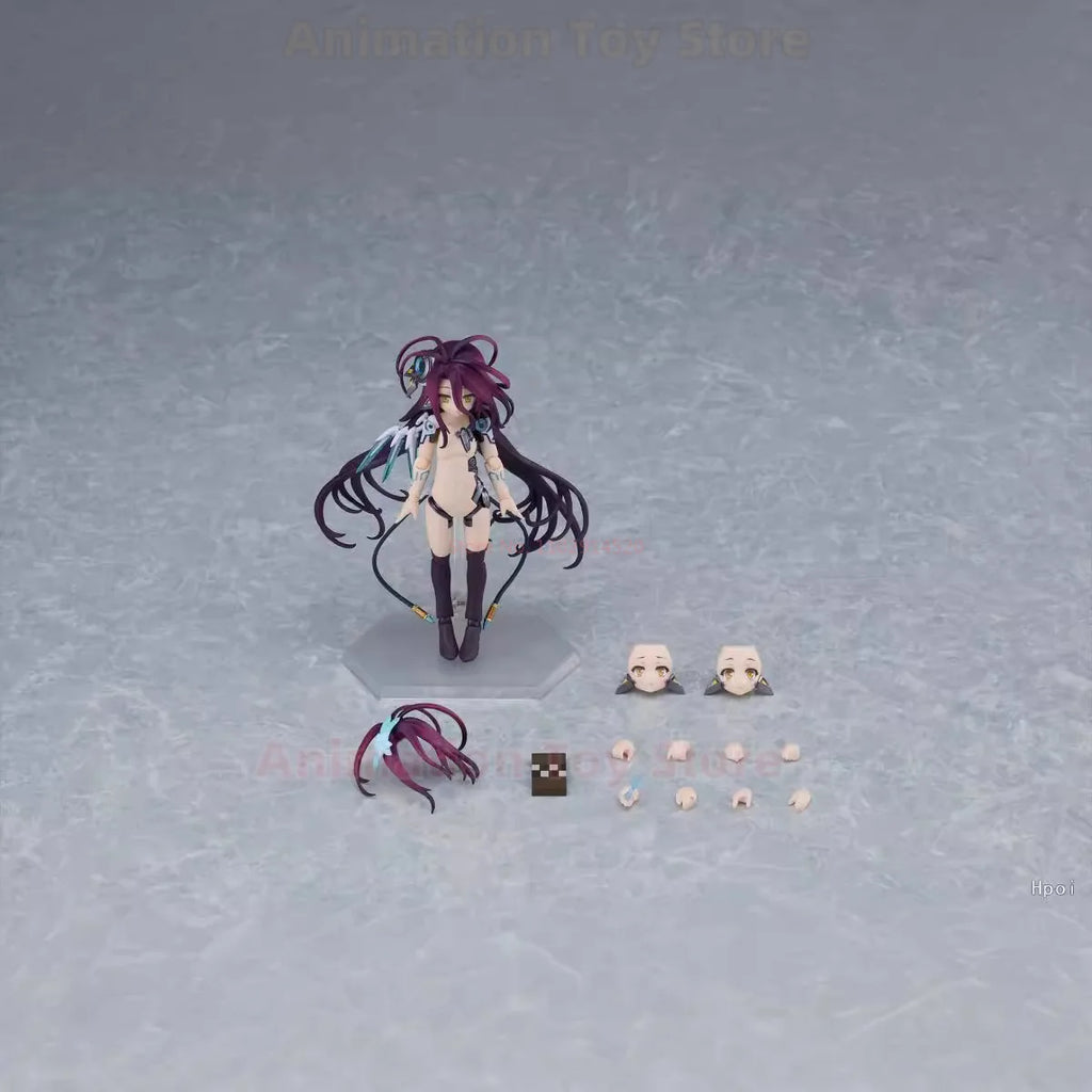 Figma #604 No Game No Life Zero Shuvi Zero Articulated Figure Changeable Costume Collectible Model Gift for Anime Fans