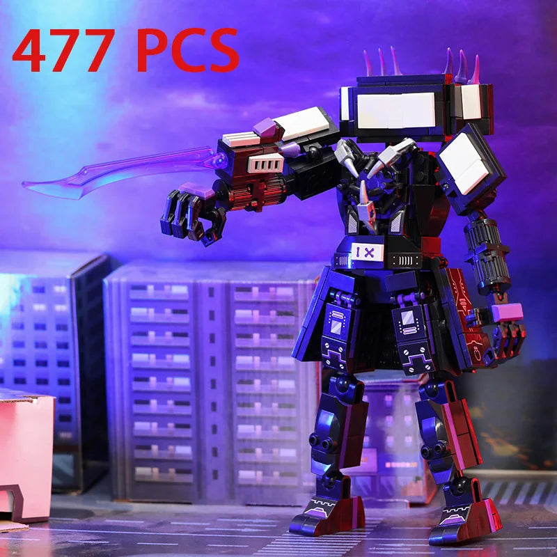 Titan Series Skibidi Toilet Building Blocks KDL823 k2184 Children Toys Set Clock TV Man Model DIY Bricks Toys For Christmas Gift