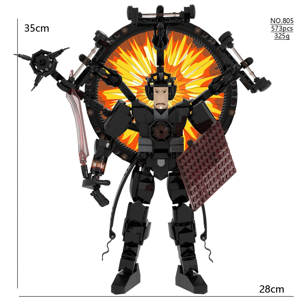 New Skibidi Toilet Titans Tv Man Cameraman Drill Man Upgrade Drillman Speakerman Building Blocks Figure Toy Skibidi Toilet Brick