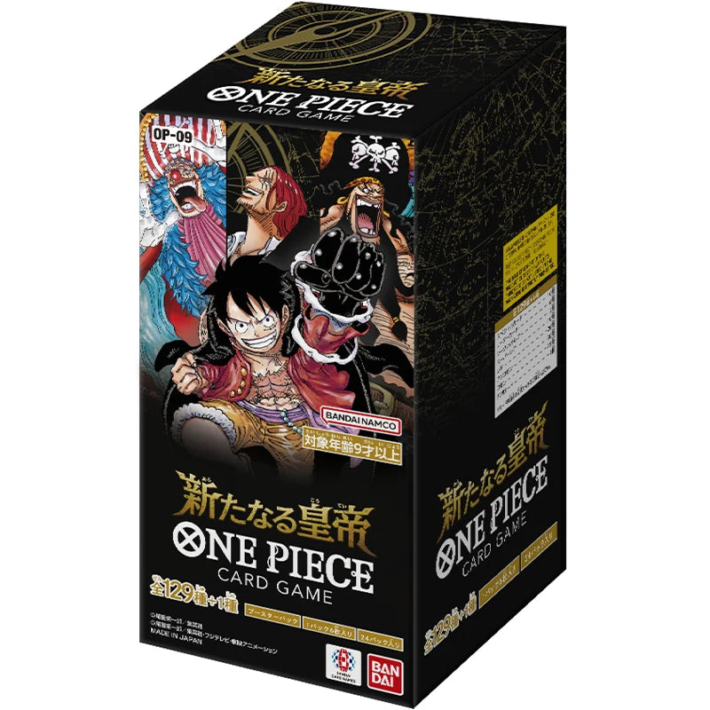 New ONE PIECE Card Game, OP01~OP10 TCG Game Booster Pack Collectible Card, by Bandai Original Genuine Japanese Edition, Ship Now