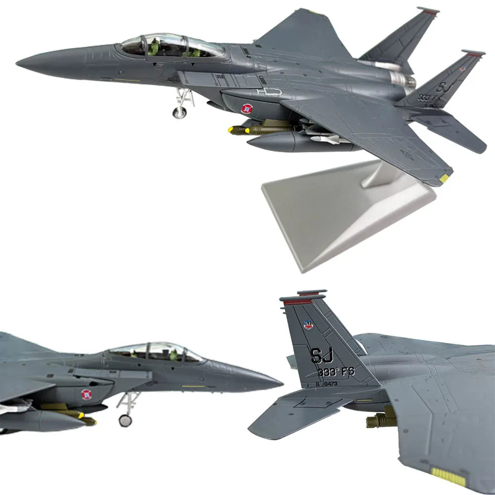 /00 Sc US  F5E Fighter Jet Model Gulf War Mig Killer Alloy Airplane Display Piece Finied Product Static Model
