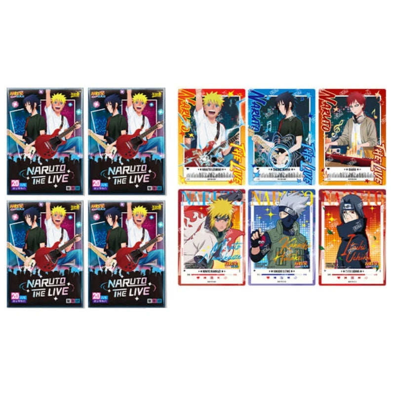 Naruto Anime Character Collection Hobby Card Concert The Live Limited Edition Boruto Sasuke Hinata Sakura Kawaki Children's Gift