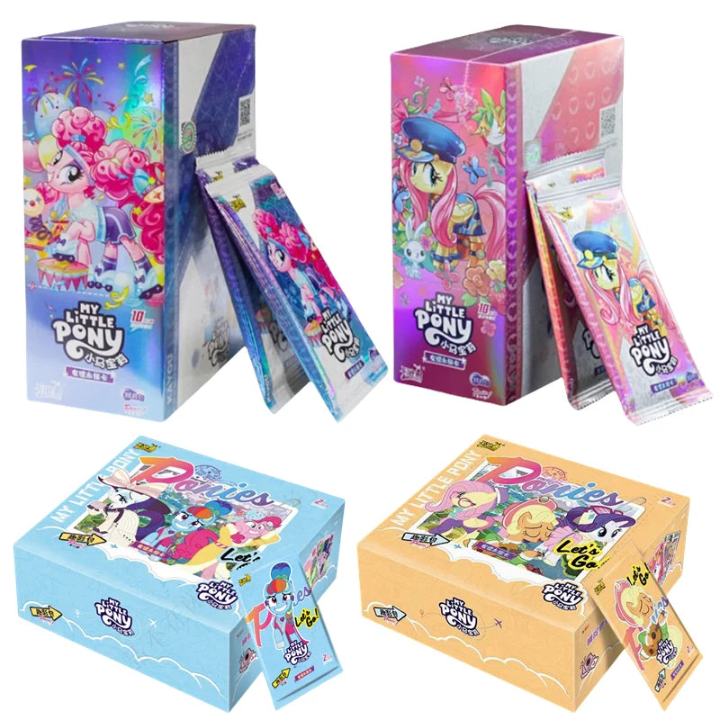 My Little Pony Trading Card Game My Little Pony Cards Box Friendship Forever Flash Card Children's Christmas Collection Gift ﻿