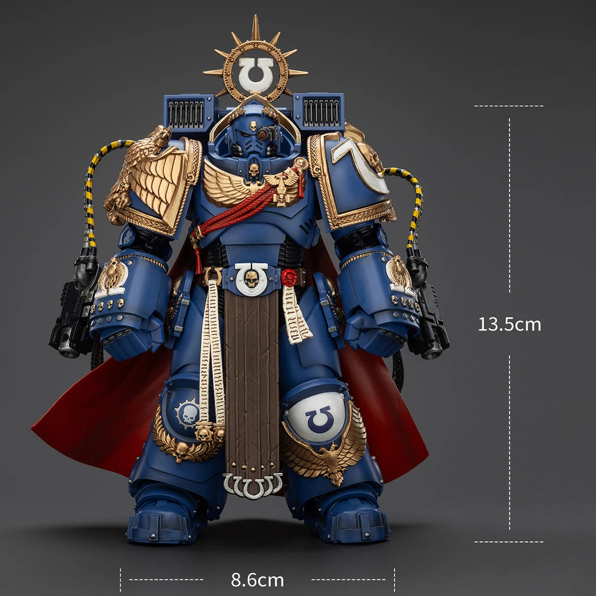 HiPlay JOYTOY Warhammer 40k Ultramarines Marneus Calgar Chapter Master with MKX Gravis Armour Action Figure