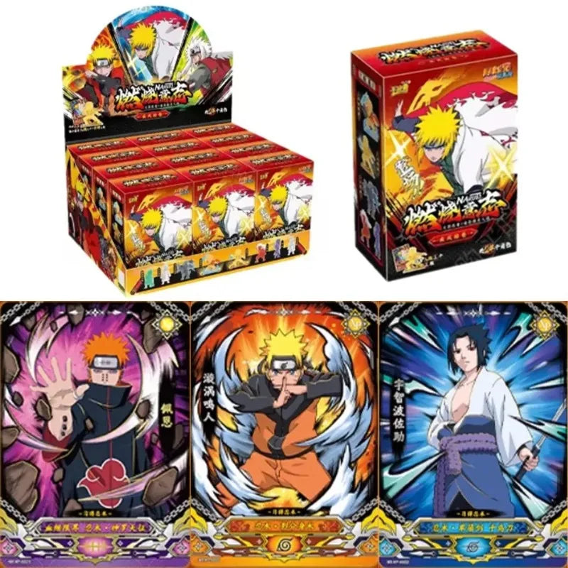 Original KAYOU Naruto Card Uzumaki Naruto Uchiha Sasuke Tsunade Rubber Doll Model Rare Cards Figure Anime Game Hobby Gifts