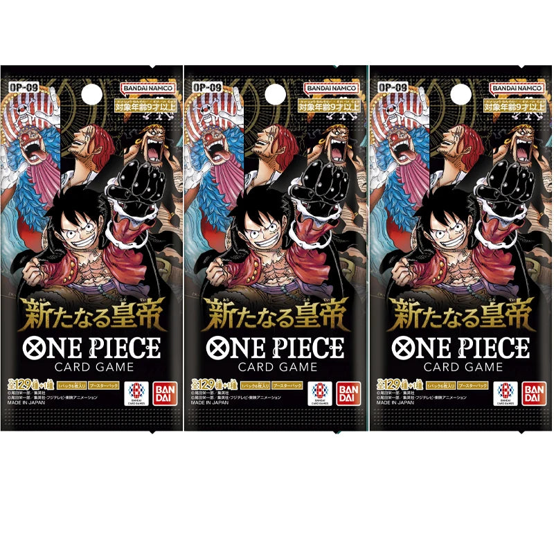 New ONE PIECE Card Game, OP01~OP10 TCG Game Booster Pack Collectible Card, by Bandai Original Genuine Japanese Edition, Ship Now