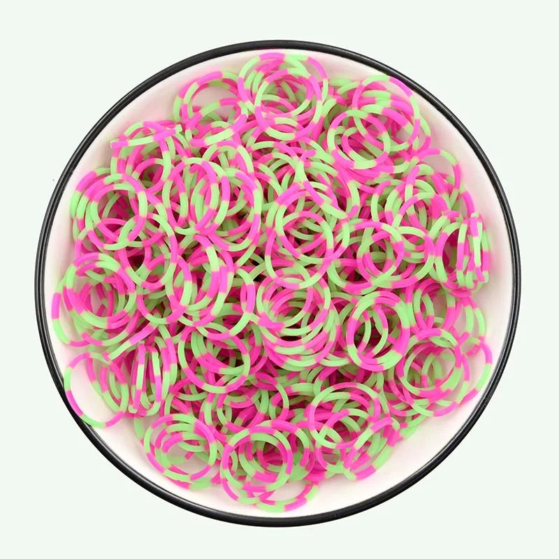 New Loom Rubber Bands Bracelet for Kids or Hair Rainbow Rubber Loom Bands Make Woven Bracelet DIY Craft Toys Christmas Gift