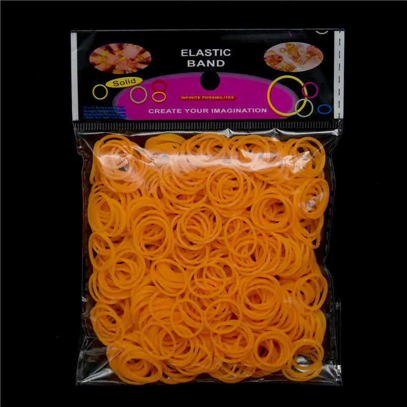 New Loom Rubber Bands Bracelet for Kids or Hair Rainbow Rubber Loom Bands Make Woven Bracelet DIY Craft Toys Christmas Gift