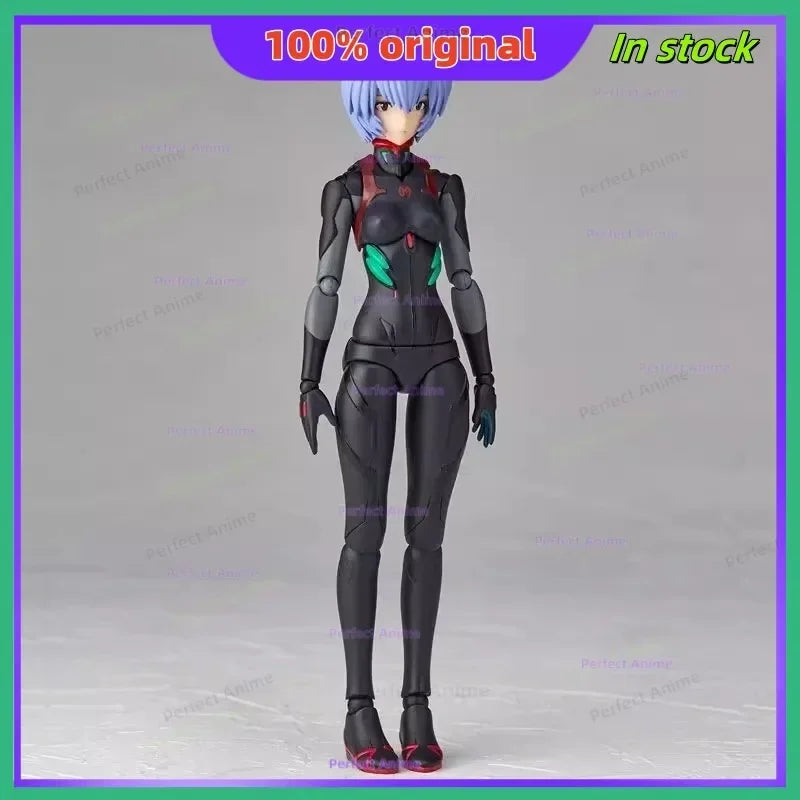 "Akira Factory Figma Yamaguchi-style Articulated EVA EV-022 Rei Ayanami, New Theatrical Version, Articulated Action Figure."