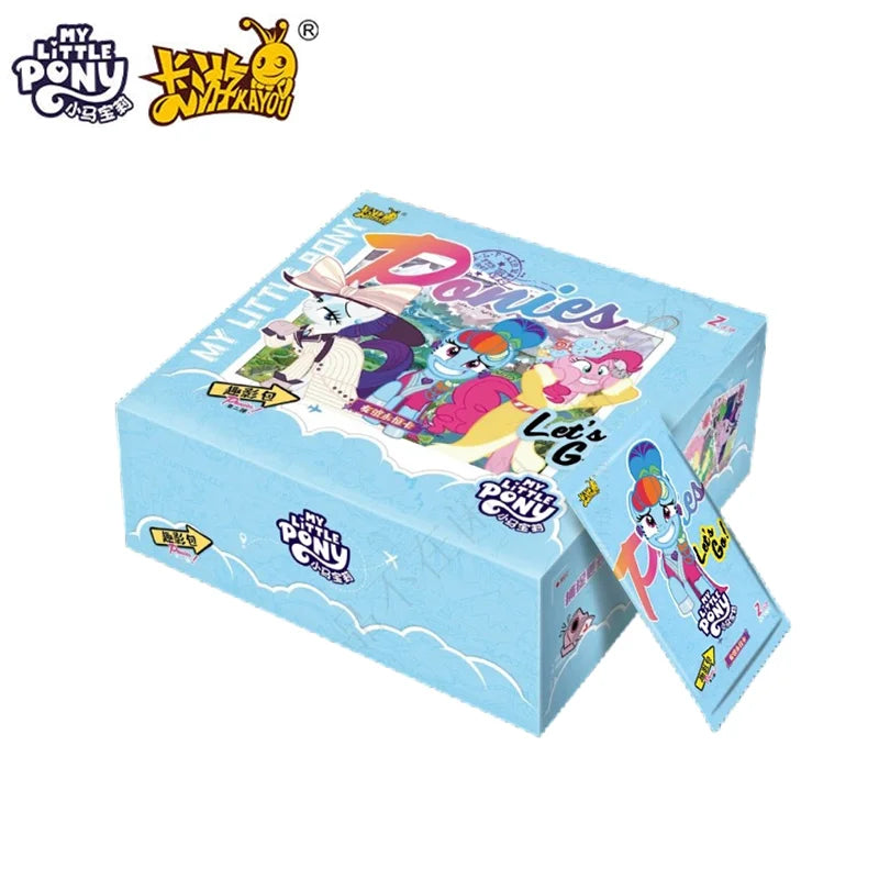My Little Pony Trading Card Game My Little Pony Cards Box Friendship Forever Flash Card Children's Christmas Collection Gift ﻿