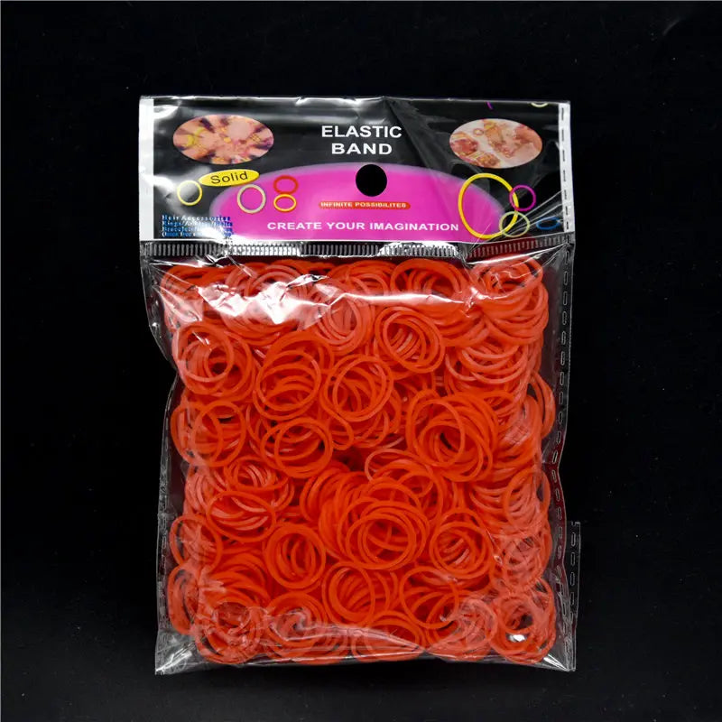 New Loom Rubber Bands Bracelet for Kids or Hair Rainbow Rubber Loom Bands Make Woven Bracelet DIY Craft Toys Christmas Gift