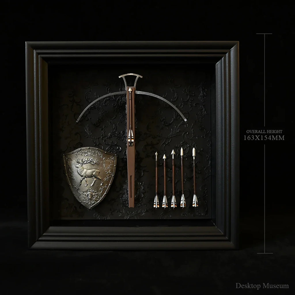 Desktop decorations, resin ornaments, medieval European bow and crossbow photo frames  LTCP-368