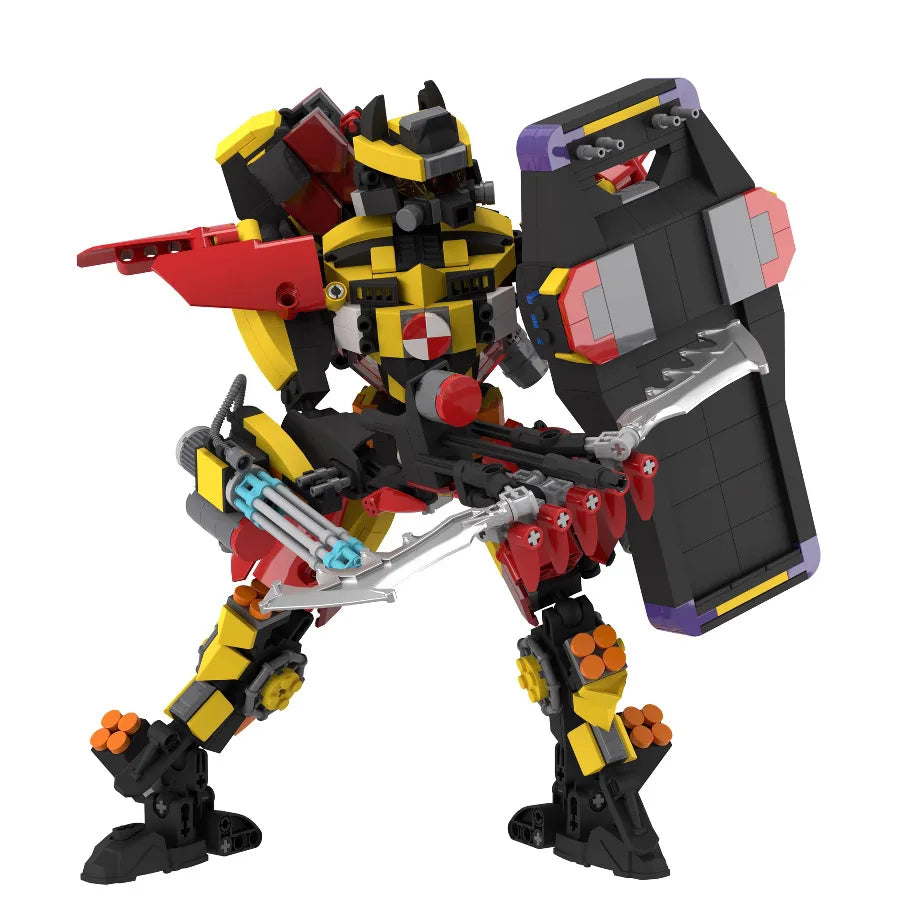 New in Skibidi Figures Toilet Man Titan Sun God Clock King 7.0 Dual blade sonar Building Blocks Bricks Model Toys Xmas Ideas
