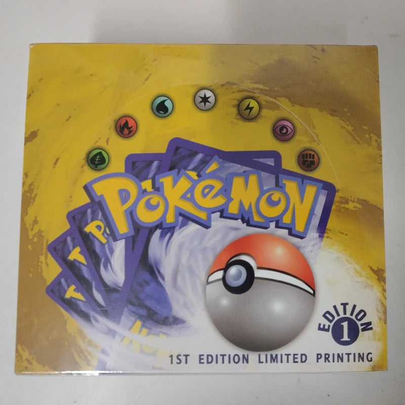 Pokémon Foil 33 Packs 1ST Edition Classic Base Set Proxy Cards PKM Games Board Games Whole Set Card Collection Toys Gift