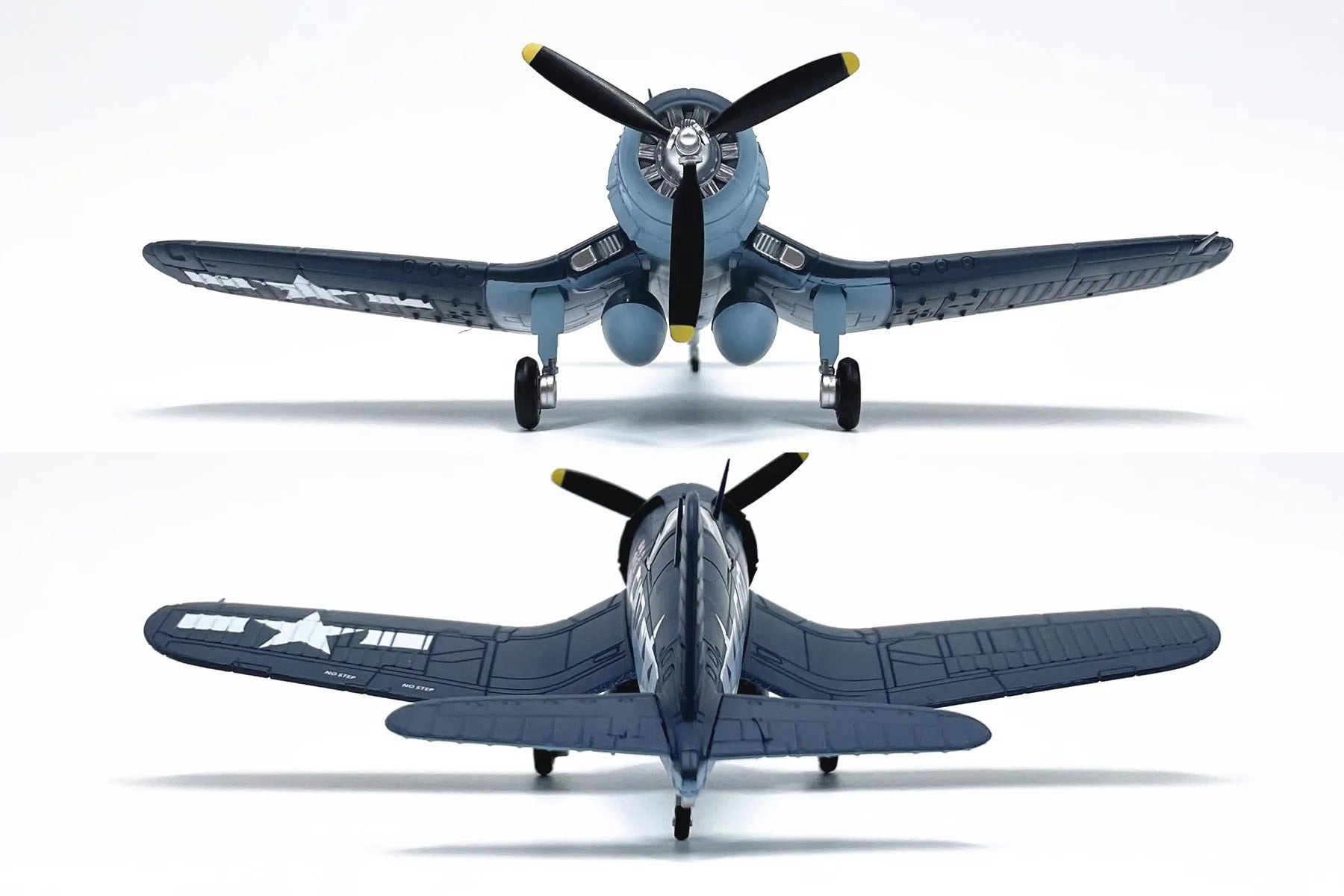 1: 72 WW2 US F4U-1 fighter model semi alloy finished model