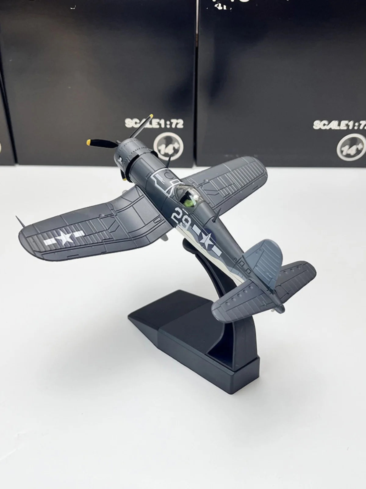 /72 Sc WS  F4U Pirate F4U Sle Military Fighter Aircrt Model Alloy Simulation Toys for Collectors And Fans
