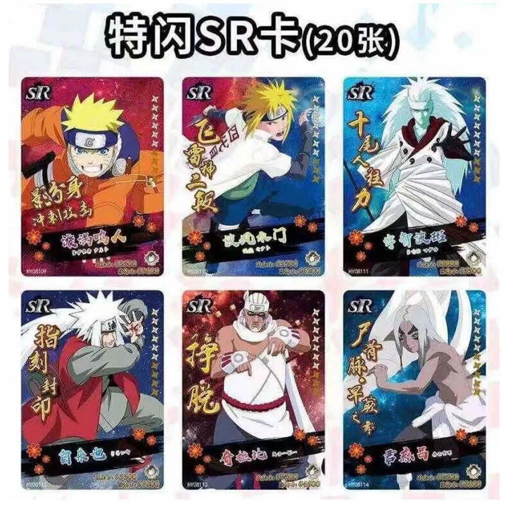 Special offer NARUTO Card HY-0830 Booster Box Uchiha Uzumaki Sasuke Tcg Carte Haruno Sakura Hatake Kakashi Game Children Gift