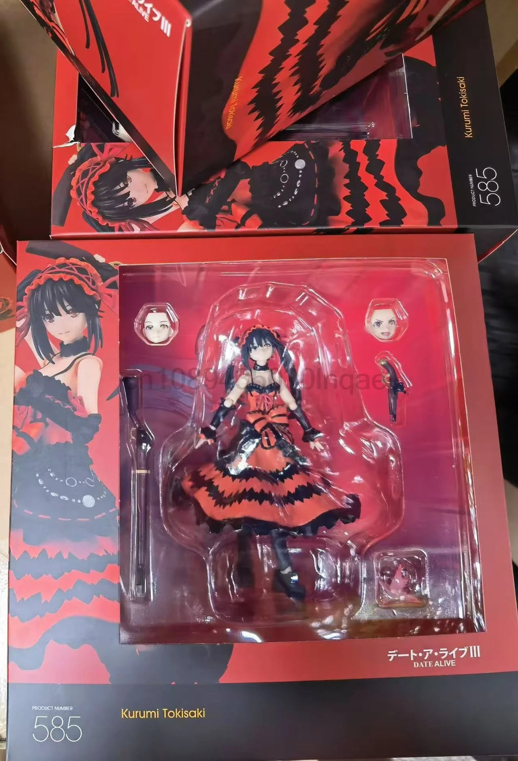Anime Figma 585 Date A Live III Kurumi Tokisaki Figure Action Figure PVC Collectible Model Toys Joint Movable New Year Present
