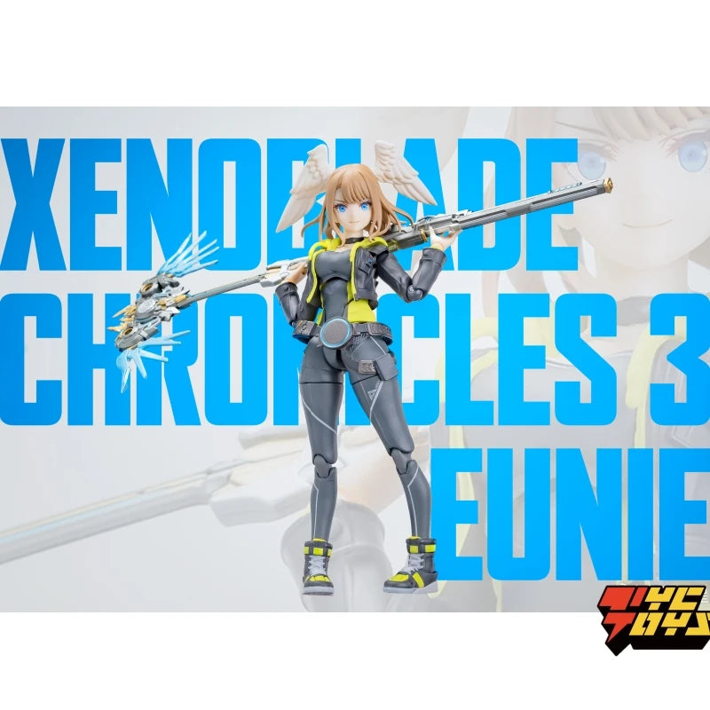 In Stock Original 1/12 Maxfactory Figma 635 Xenoblade 3 Eunie Action Figure Kit PVC Anime 6inch Full Set Model Toy Ornament Gift