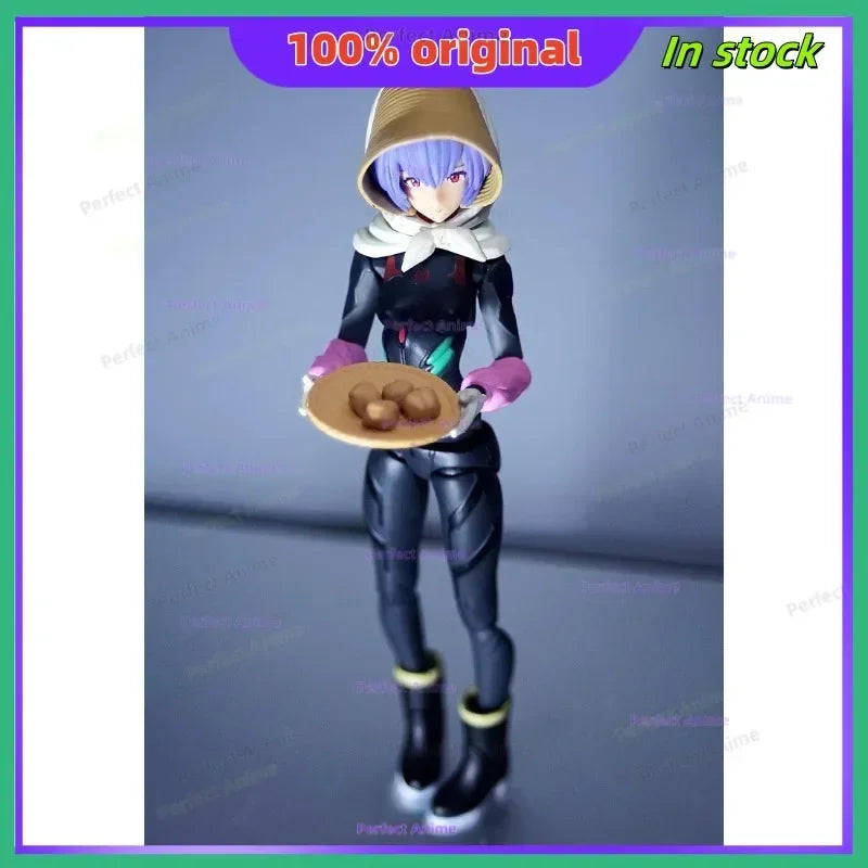 "Akira Factory Figma Yamaguchi-style Articulated EVA EV-022 Rei Ayanami, New Theatrical Version, Articulated Action Figure."