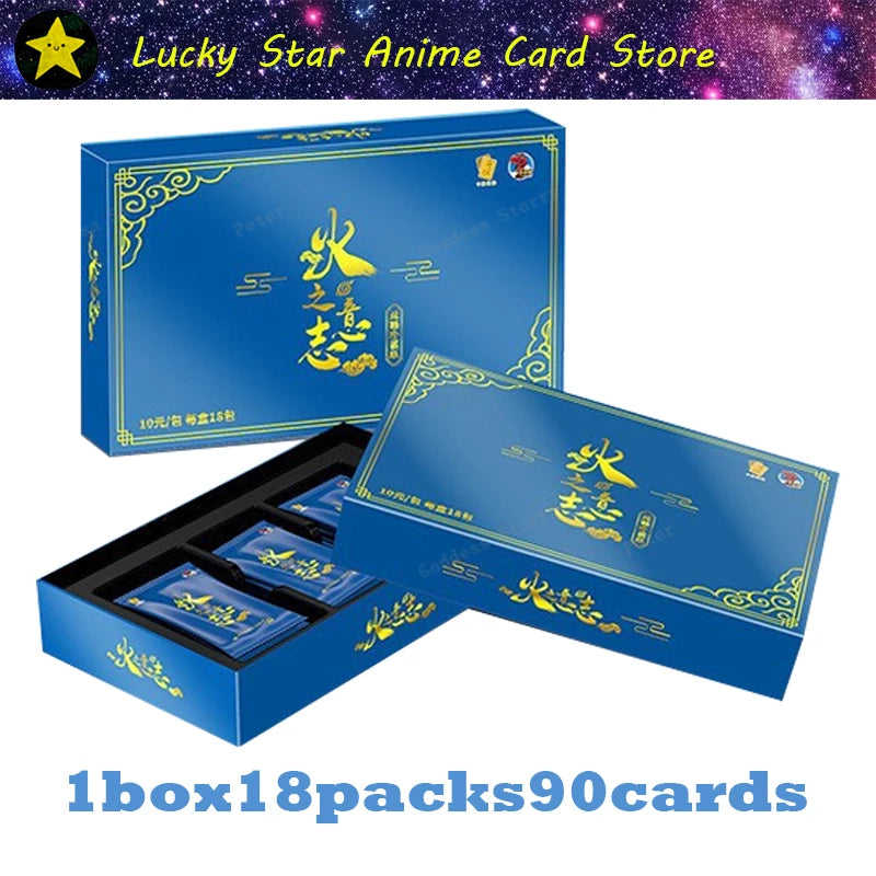 Naruto Collection Cards Little Dinosaur Gift Box Full Set Tier 4 Wave3 Booster Box Kayou Anime Playing Cards Game Cartas Gift