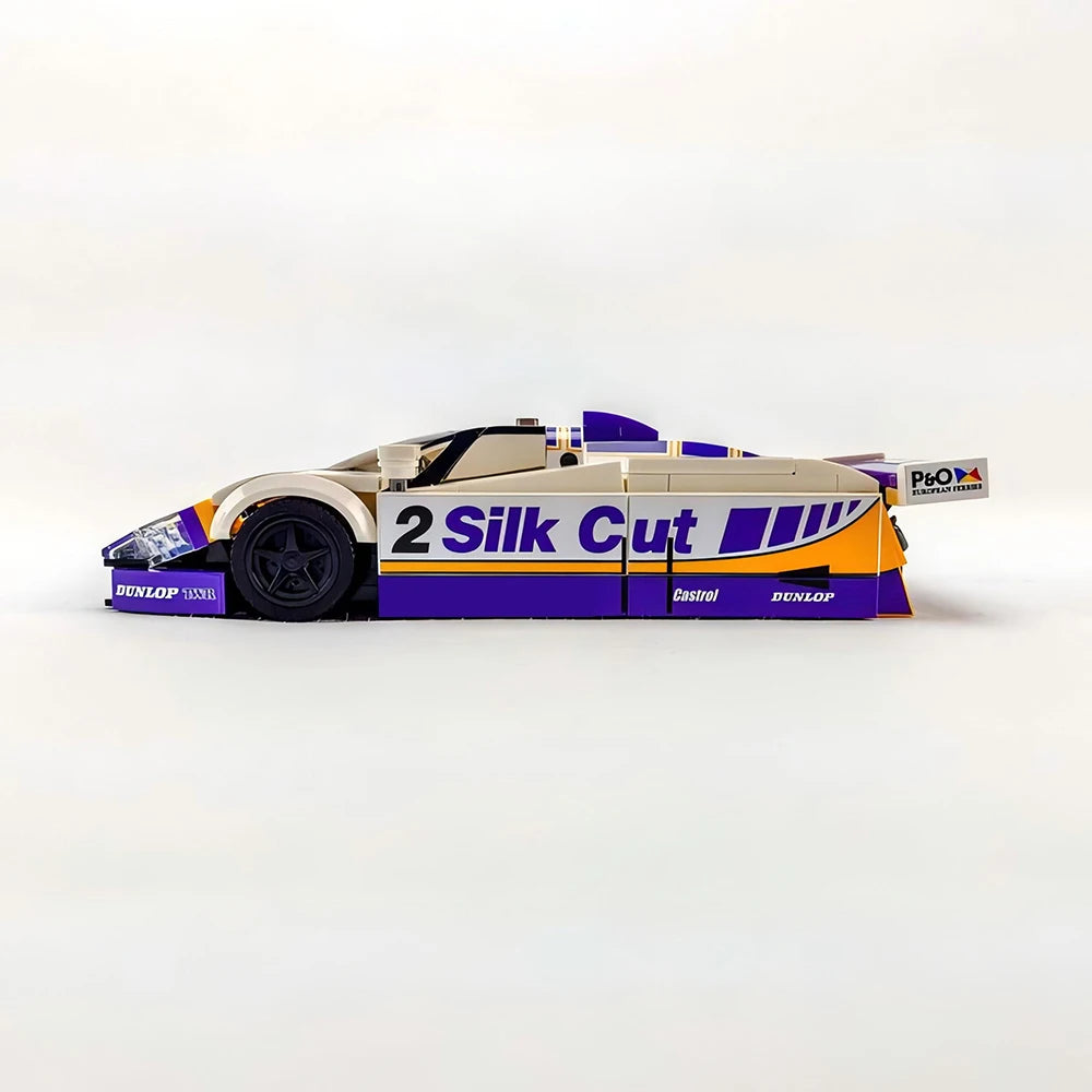 268PCS MOC Speed Champion 1988 World Sports Car Championship XJR-9 Racing Model Building Blocks Children's Toy Birthday Gift