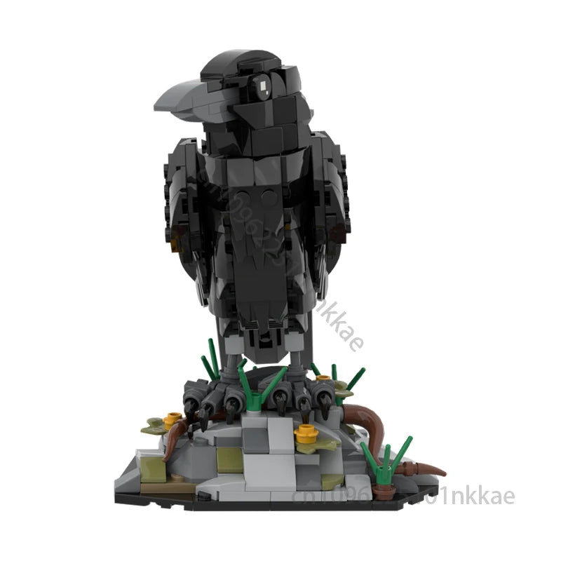 NEW MOC Clever Raven Building blocks Model Intelligent Birds DIY Assembly Bricks Children Toy Festival Birthday Christmas Gifts