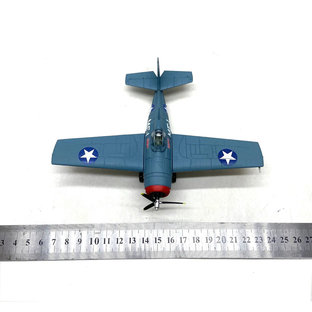 Military WW2 F4F Fighter Wildcat  1:72 Scale Model With Stand Alloy Plane Collection  Gift For Man