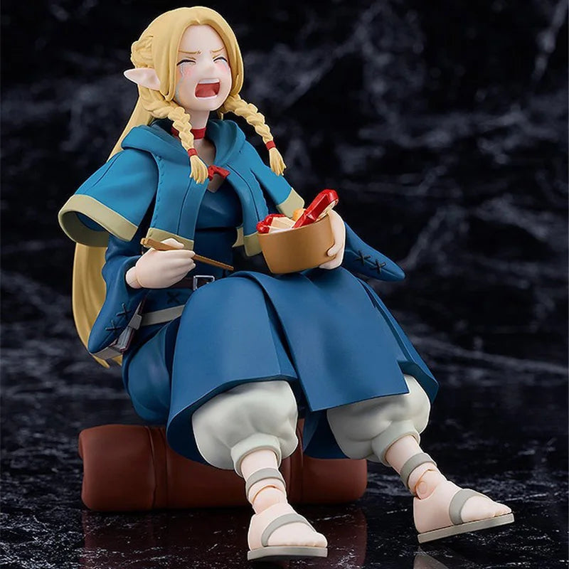 Original box Maxfactory Figma 633 Marcille Delicious in dungeon Figure Finished Model kit PVC Anime full Action Toy Gift for kid