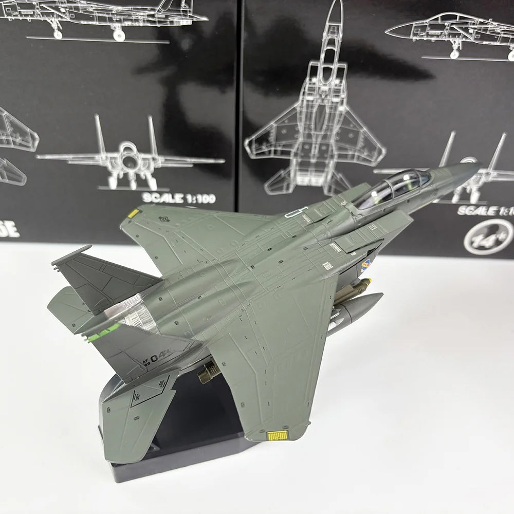 /00 Sc US  F5E Fighter Jet Model Gulf War Mig Killer Alloy Airplane Display Piece Finied Product Static Model