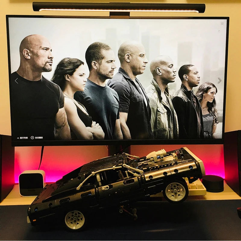 Technical Vehicles Dodge Charger Racing Car Building Blocks Set Toys Model Fast Furious MOC Assemble Bricks For Boys Adult Gifts