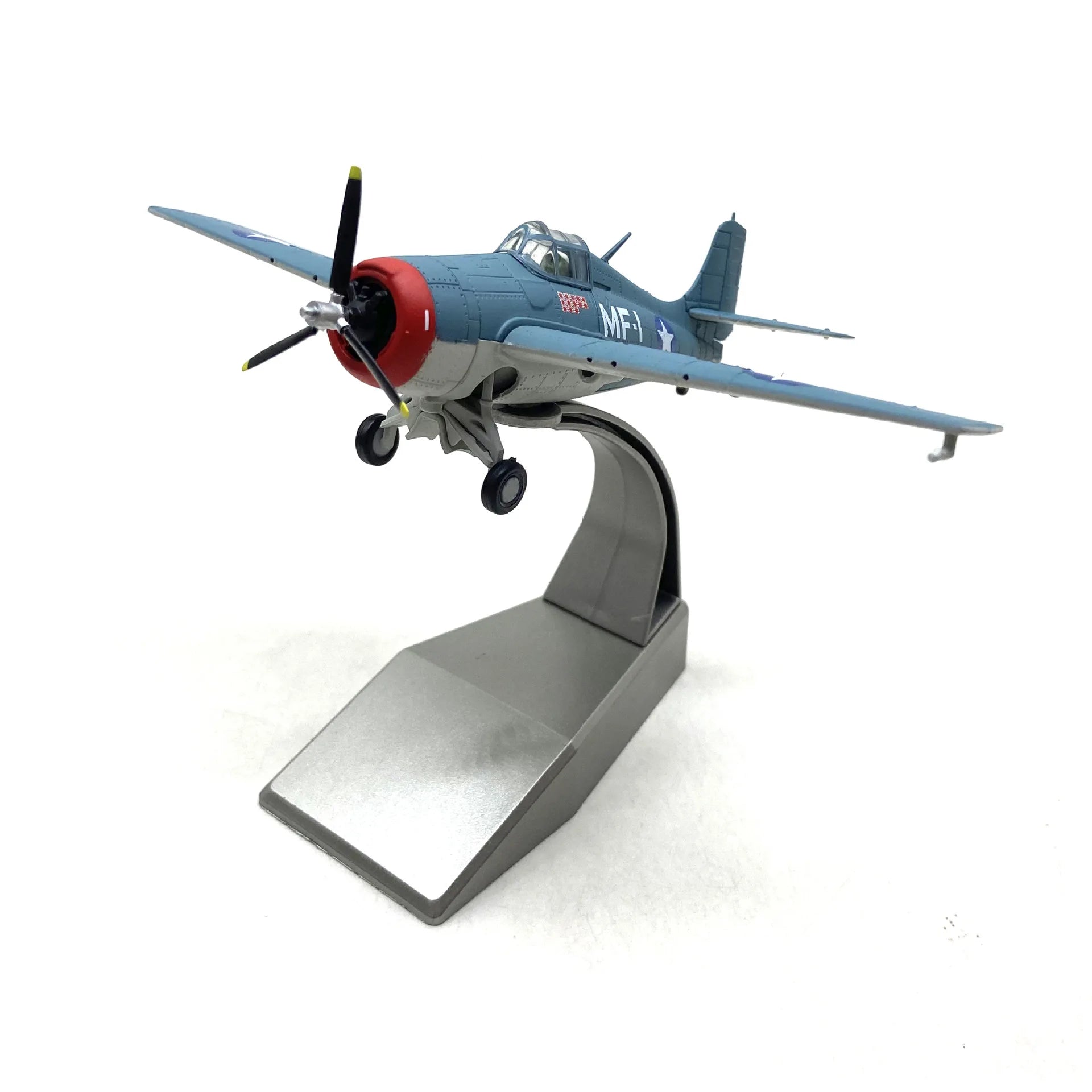 Military WW2 F4F Fighter Wildcat  1:72 Scale Model With Stand Alloy Plane Collection  Gift For Man