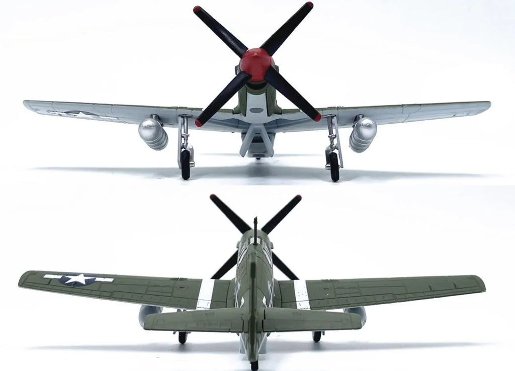 1: 72 WWII US P-51 P51 fighter model  Alloy finished product collection model